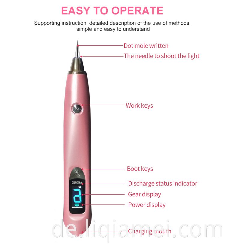 LCD Display Laser Plasma Stift Schönheit Maulwurf Entfernung Sweep Spot Pen Plasmapen